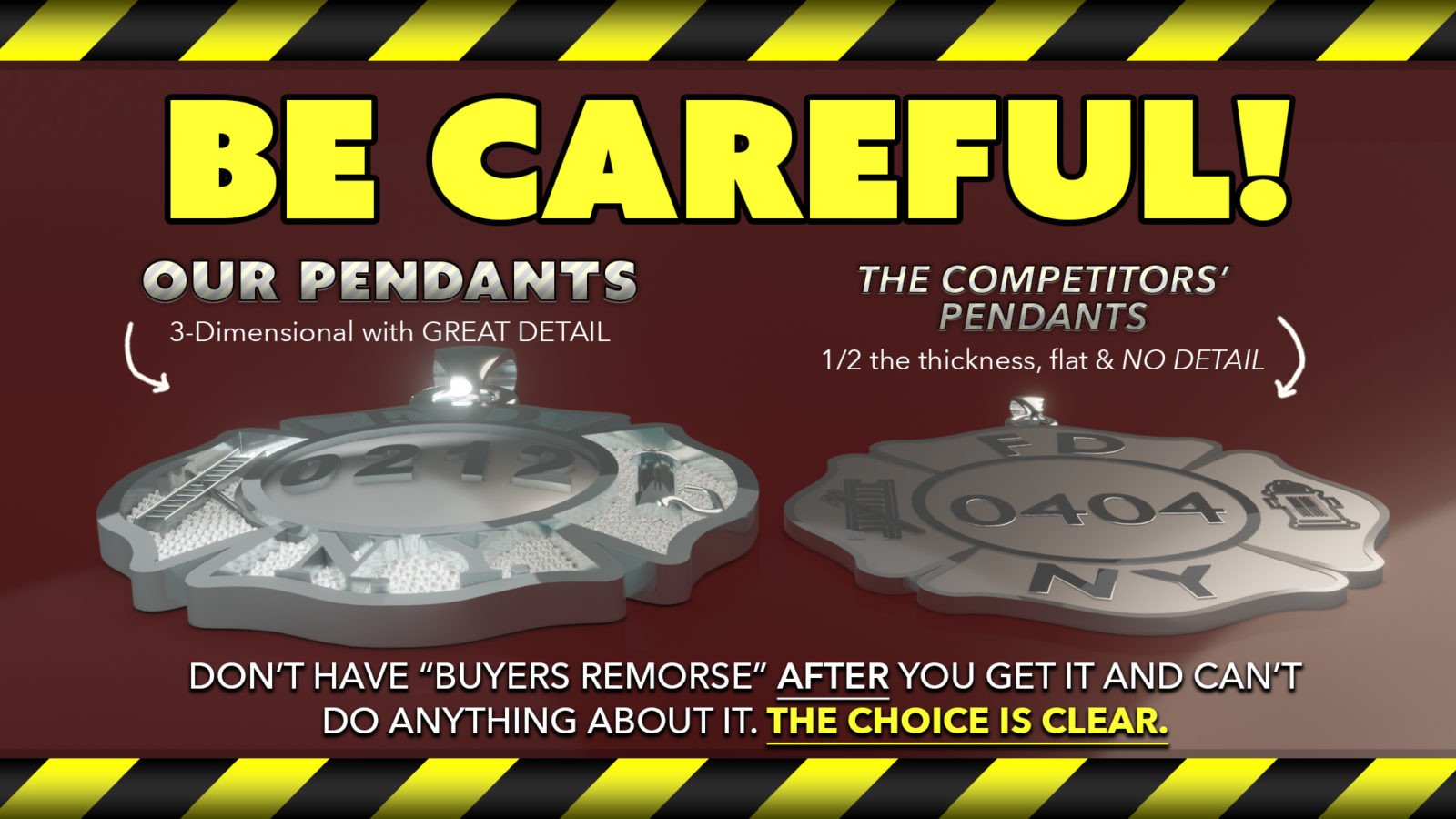 Fire Department Jewelry 5 Be Careful Not All Badge Jewelry is the Same